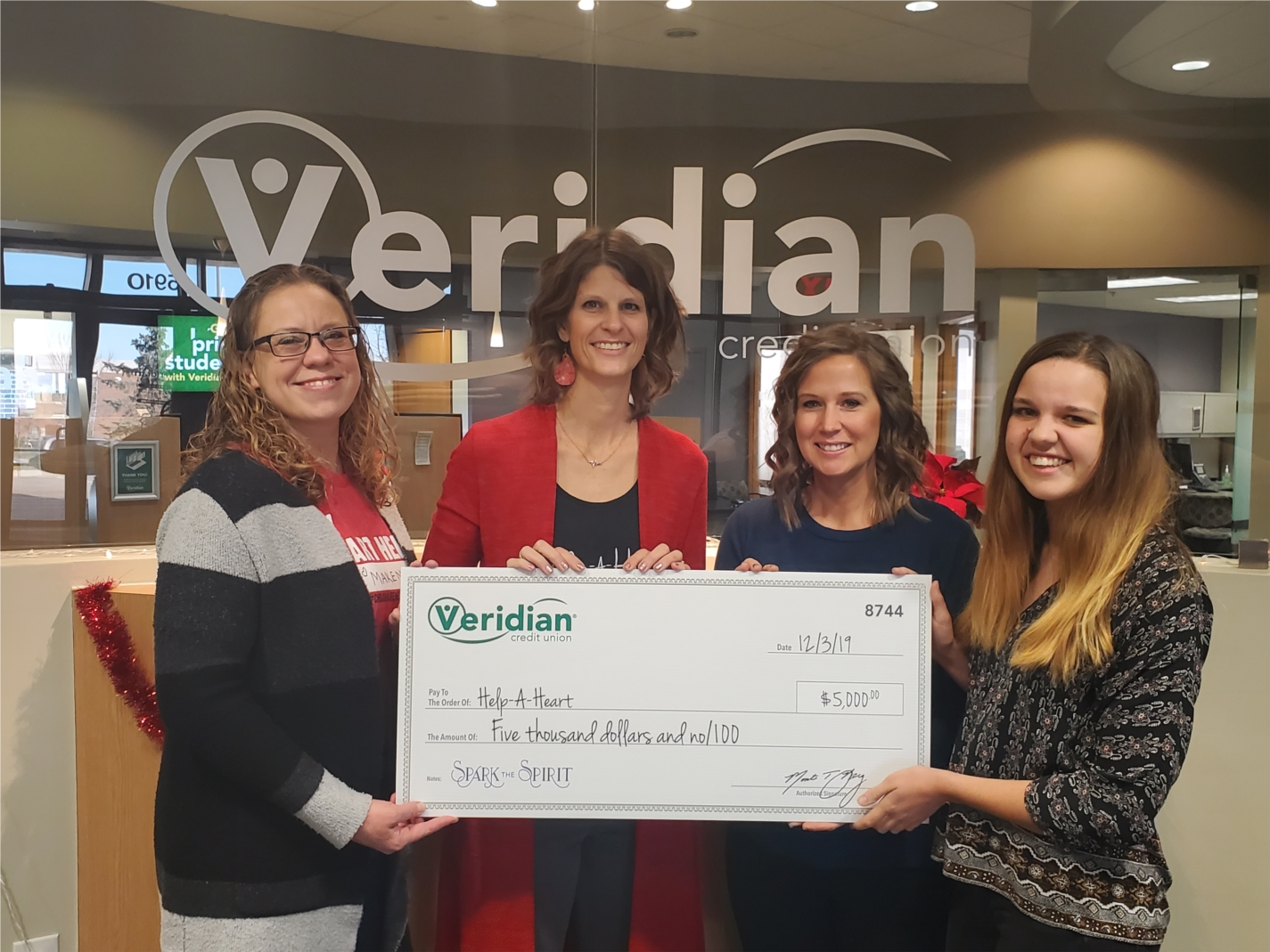 Veridian employees nominate local nonprofit organizations for a chance to win up to $5,000 in our annual Spark the Spirit giving campaign. Veridian members and the public are invited to submit their votes to determine which organizations will receive funding.