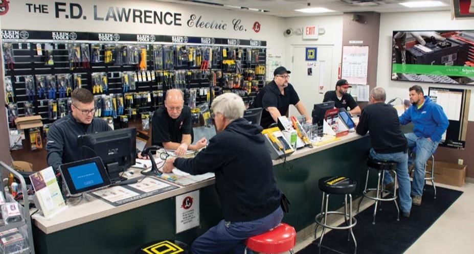 The F.D. Lawrence Electric Co. - Cincinnati Sales Counter