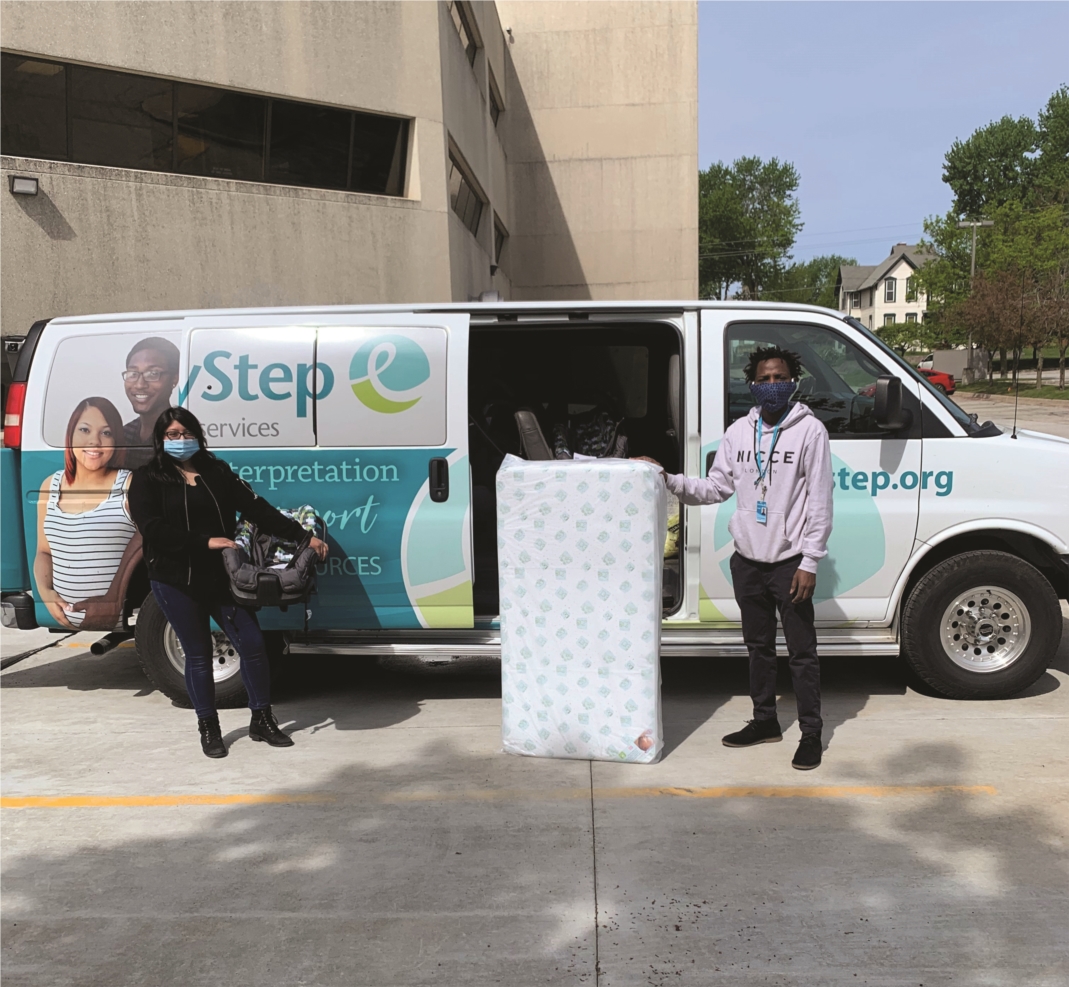 EveryStep delivers vital baby supplies to moms through the organization's Stork's Nest program.