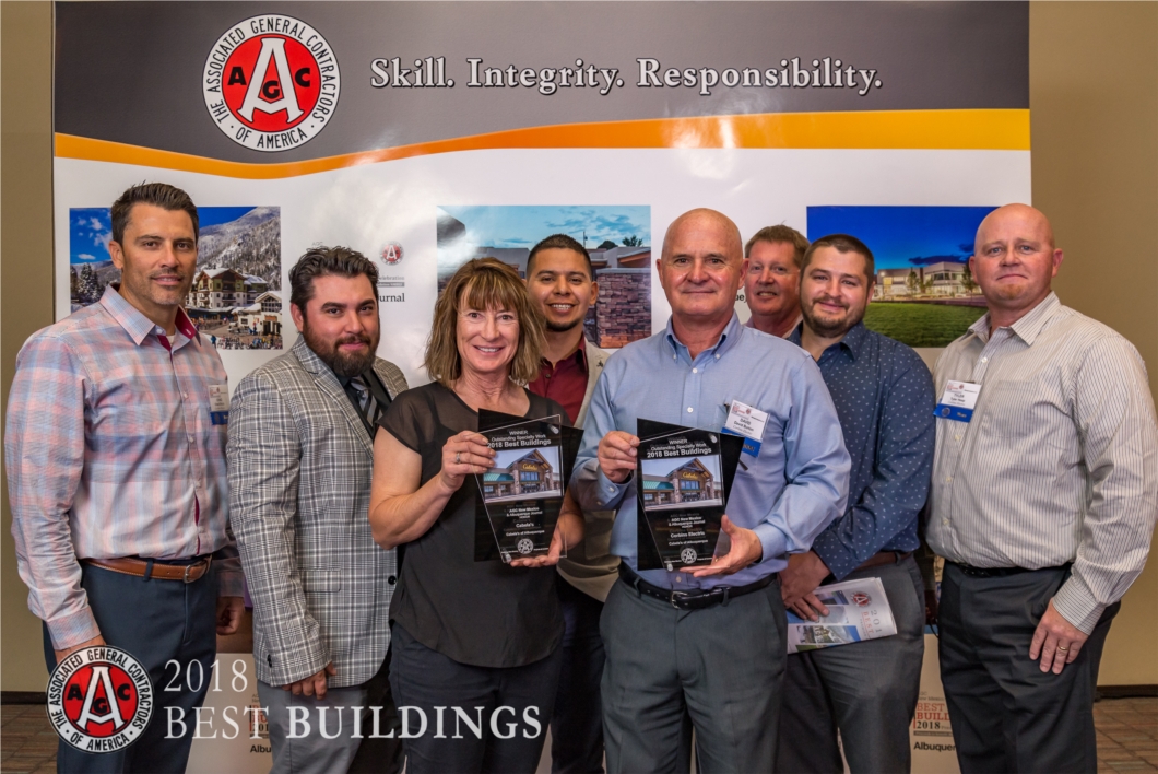 Corbins Electric received the Oustanding Specialty Work - 2018 Best Buildings Award by the Associated General Contractors New Mexico (AGC NM) for work on Cabela's of Albuquerque.