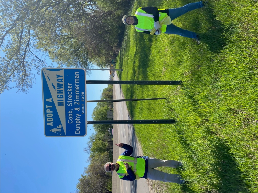 CSDZ has adopted a highway - a stretch along Crosstown 62 near Minneapolis. A team is committed to cleaning up the area at least two times a year. 