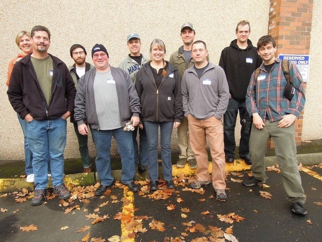 Another group of Enoch volunteers getting ready to help the Community Energy Project. For 25+ years, Enoch has assisted annually in weatherizing homes in the Portland/Metro area through this non-profit organization.