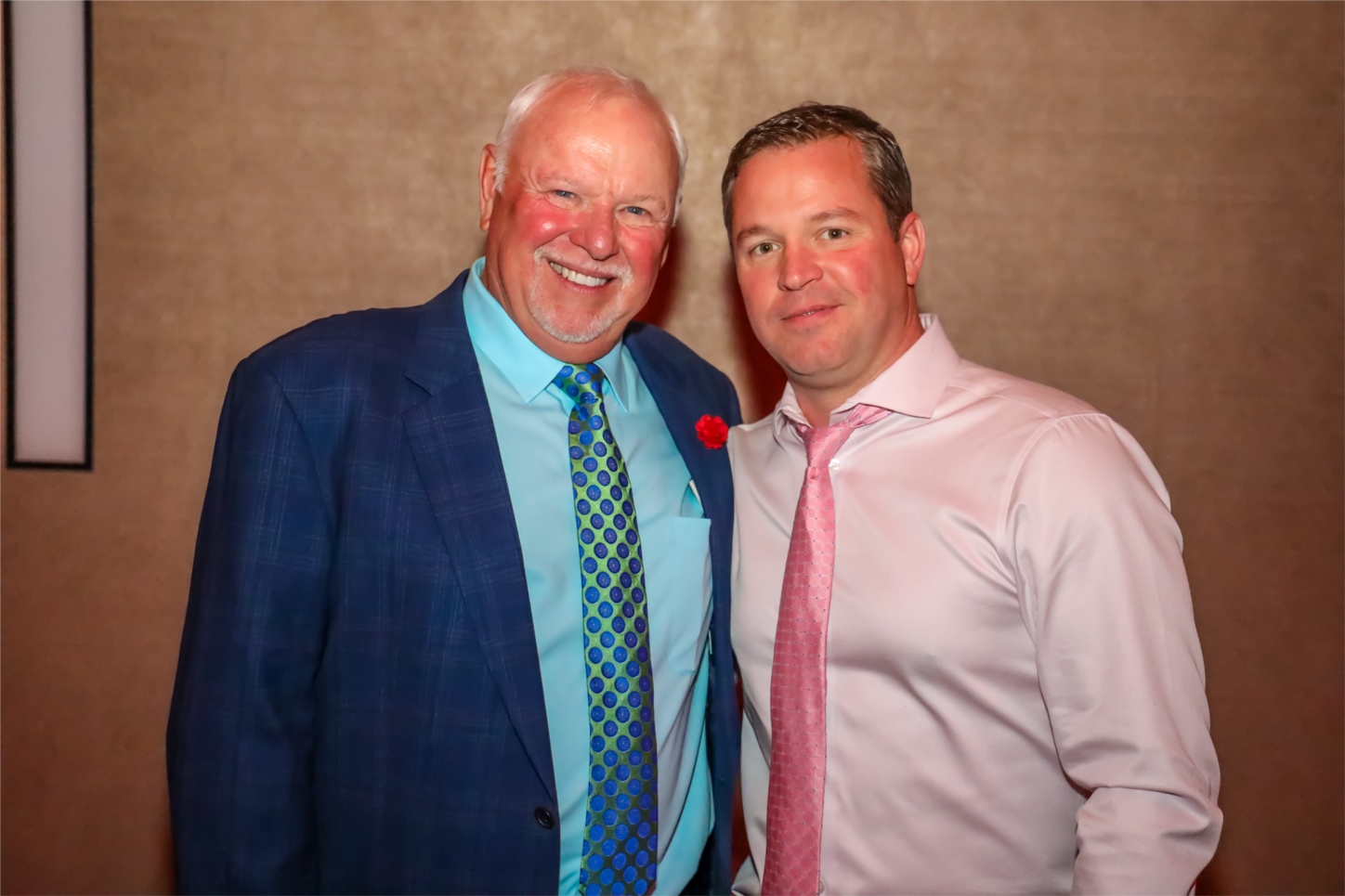 Founder and Chairman of the Board, Ken Corneau, with his son, President & CEO, Keith Corneau.