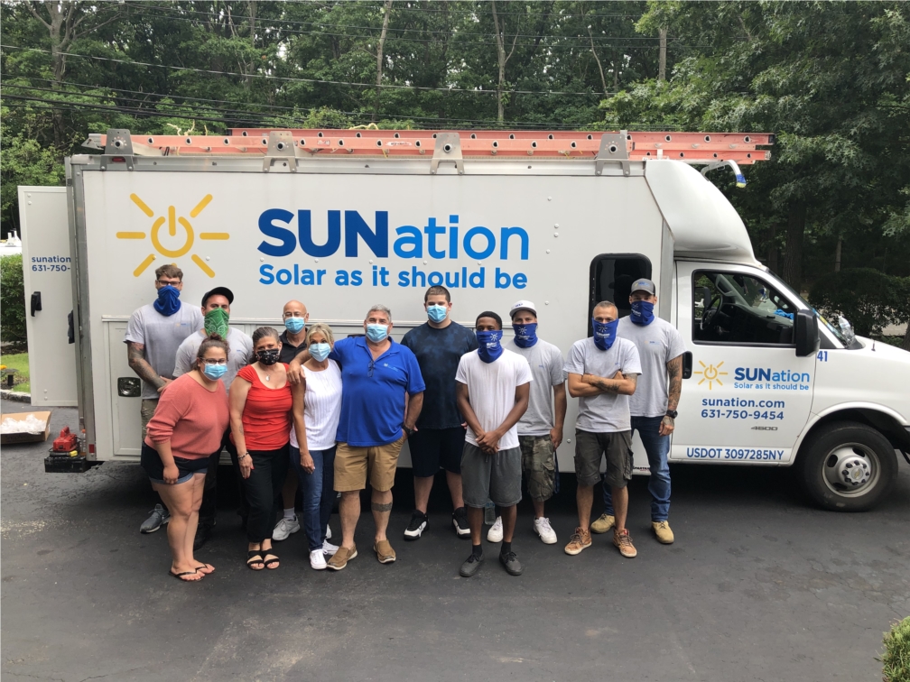 SUNation donated a full solar system to a family through Make-A-Wish.