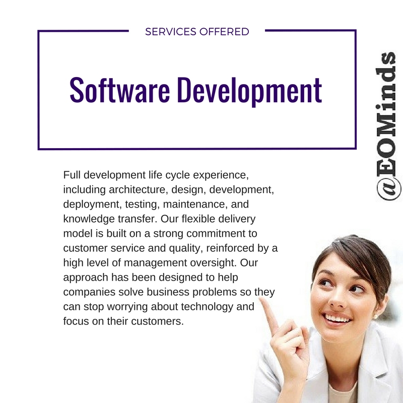 Services Offered : Custom Software Development  & Application Support