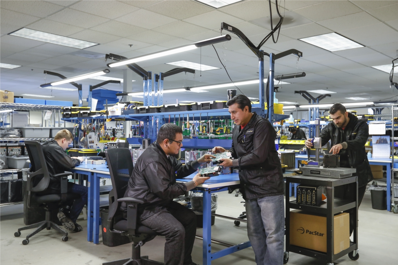 PacStar's outstanding manufacturing team is focused on quality the first time around.