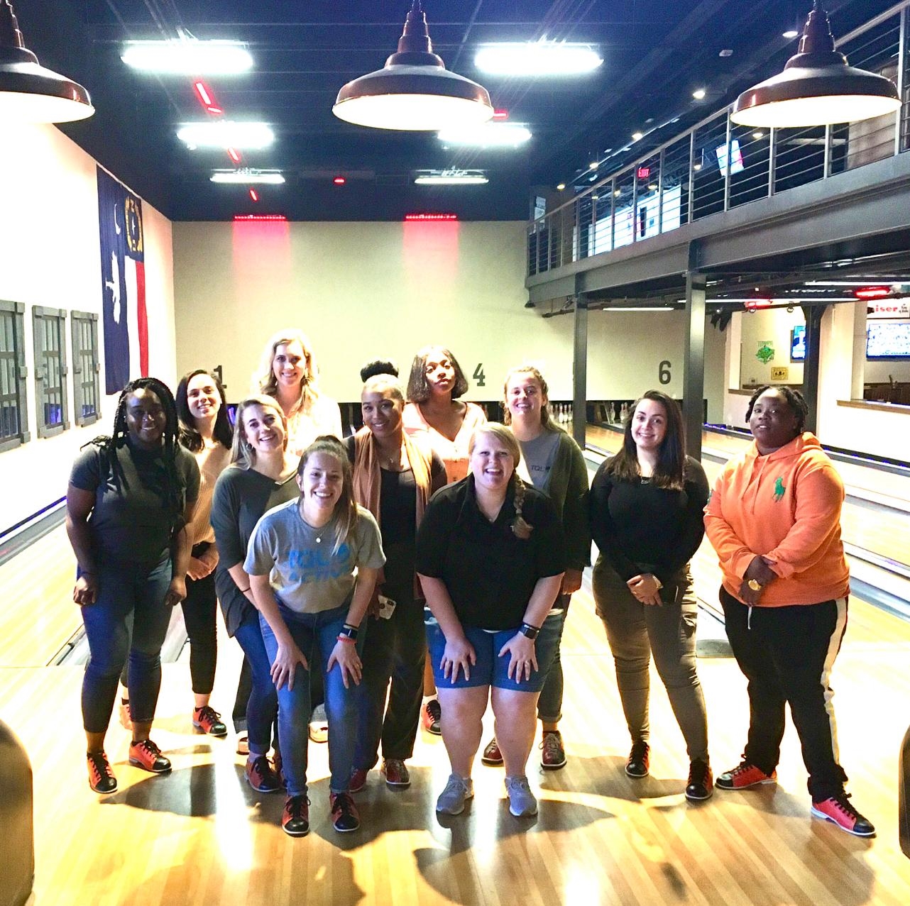 Members of TQL Charlotte's Women in Logistics chapter enjoy a night of camaraderie and networking.