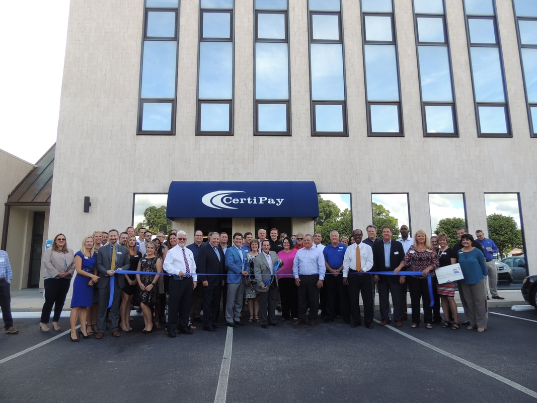 CertiPay ribbon cutting for the Winter Haven offices