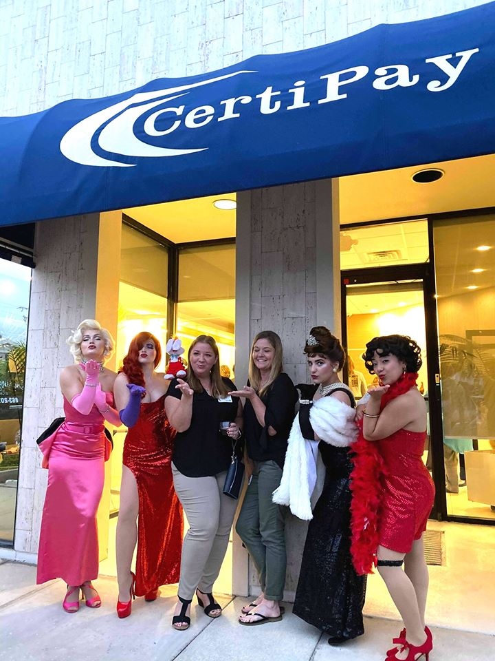 CertiPay staff and friends during a Chamber of Commerce Event