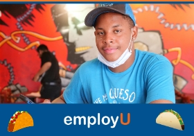 Kymani has worked several on-the-job training experiences, but has always wanted to work in the restaurant industry. He found his match with Tijuana Flats and couldn't be happier!