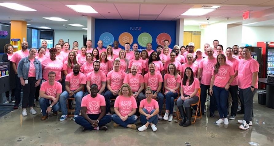RingCentral Charlotte supporting Breast Cancer Awareness Month