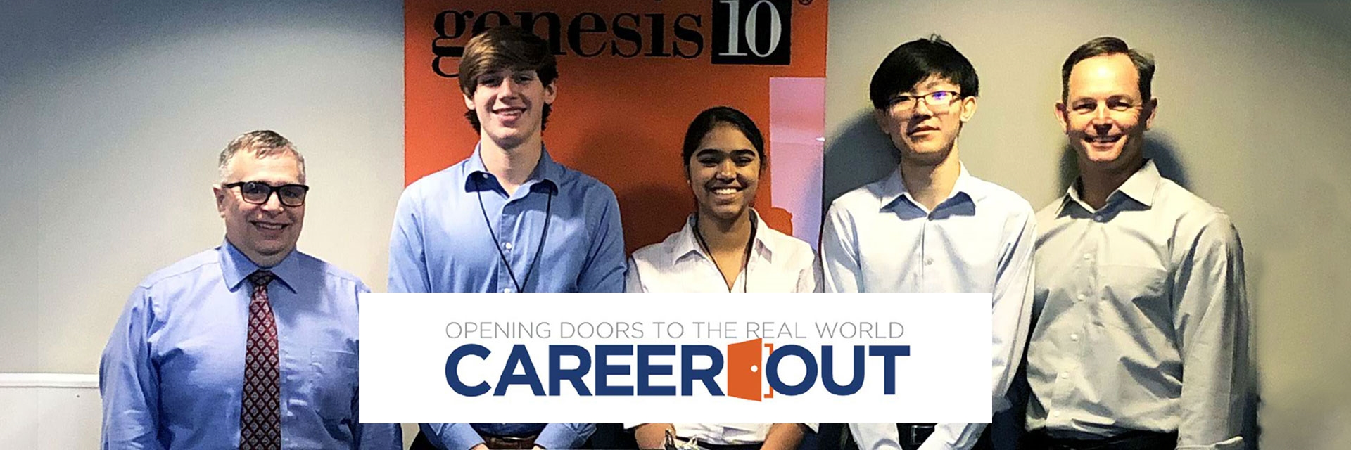 Genesis10 teams up with LISD to sponsor Career Out and to introduce these future local leaders to a career in consulting at our Dallas Delivery Center.