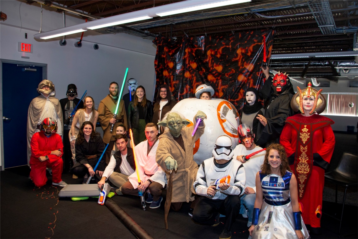 The Applause team celebrated Halloween in 2019 with a costume competition between departments.