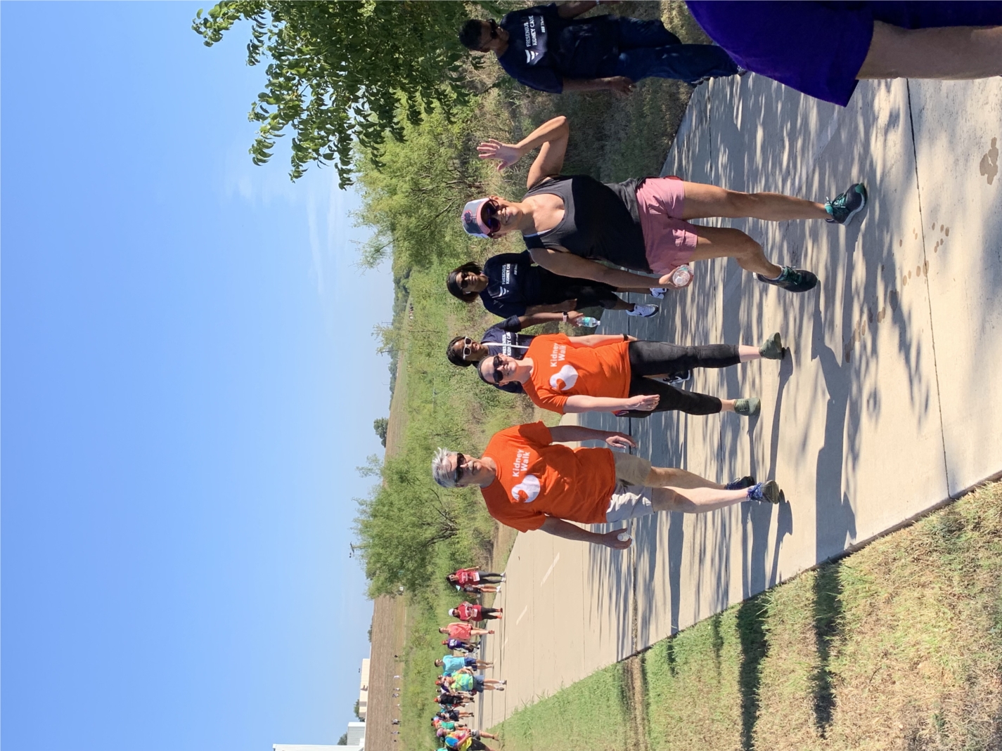 Several Dallas employees took part in the annual National Kidney Foundation walk. Here is a photo of just a few of our walkers.