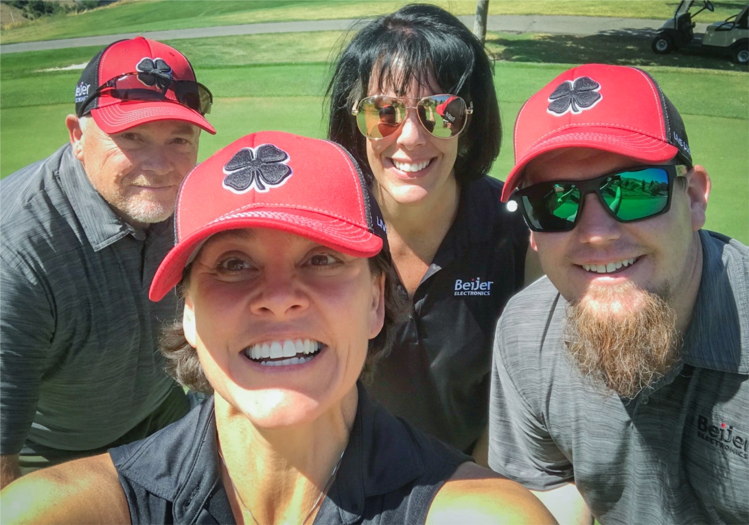 Beijer Electronics loves participating in charity golf tournaments benefiting cancer research centers!