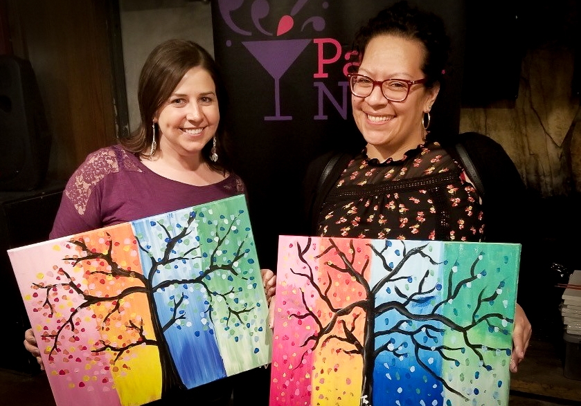 Beijer Electronics supports one another. Beijer hosted a Paint Nite event to raise money for an employee and spouse going through a rough patch. 