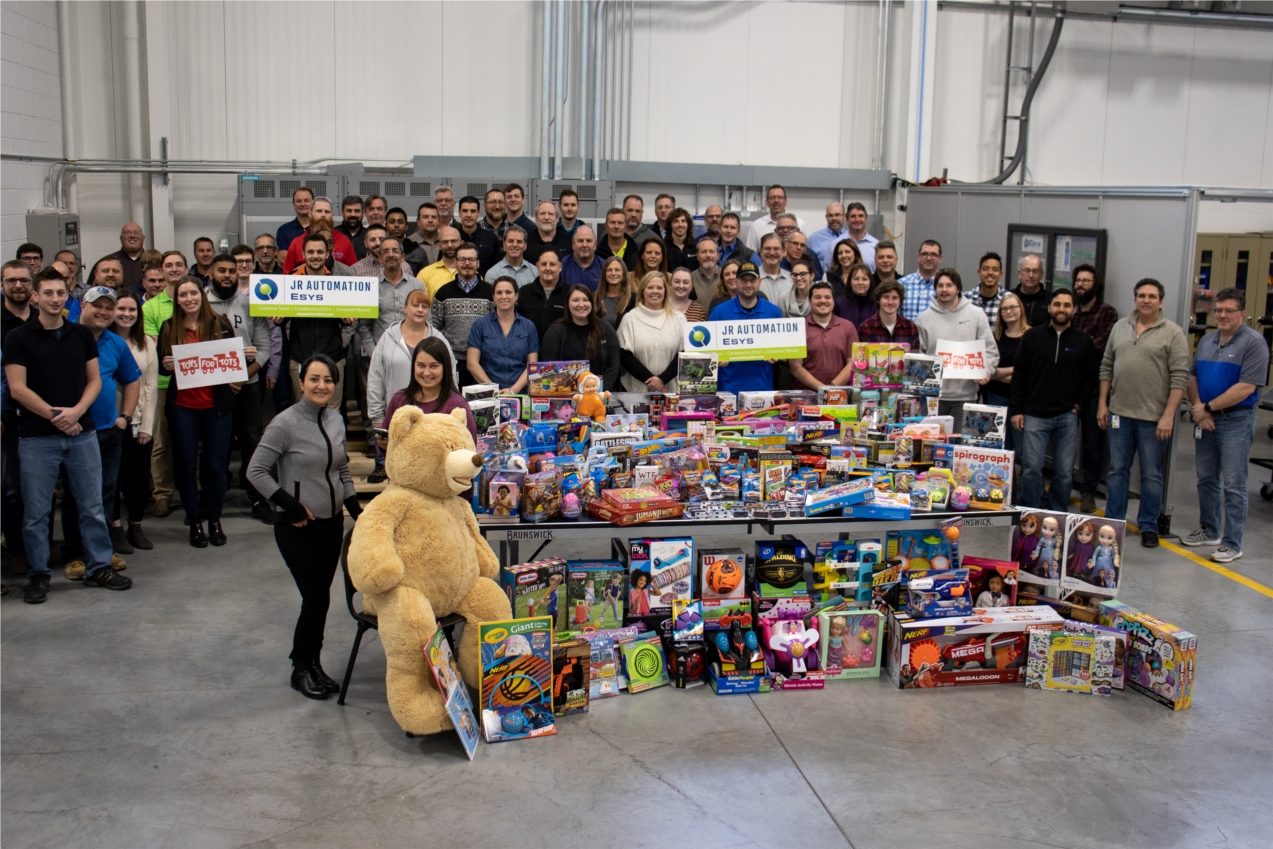 Every holiday season Esys teams up with Toys for Tots to gather toy donations with the help of our customers, suppliers, employees, friends, and families. It is truly inspiring to see year over year the good work we can do together to help those in need.