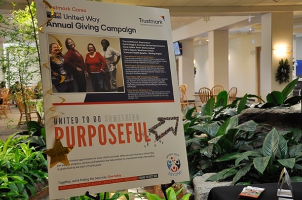 An annual highlight each year is the Trustmark Cares United Way Annual Giving Campaign