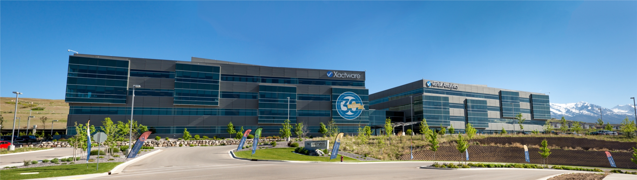 Xactware moved into its new Lehi corporate headquarters in 2013, and is currently celebrating it's 30th year.