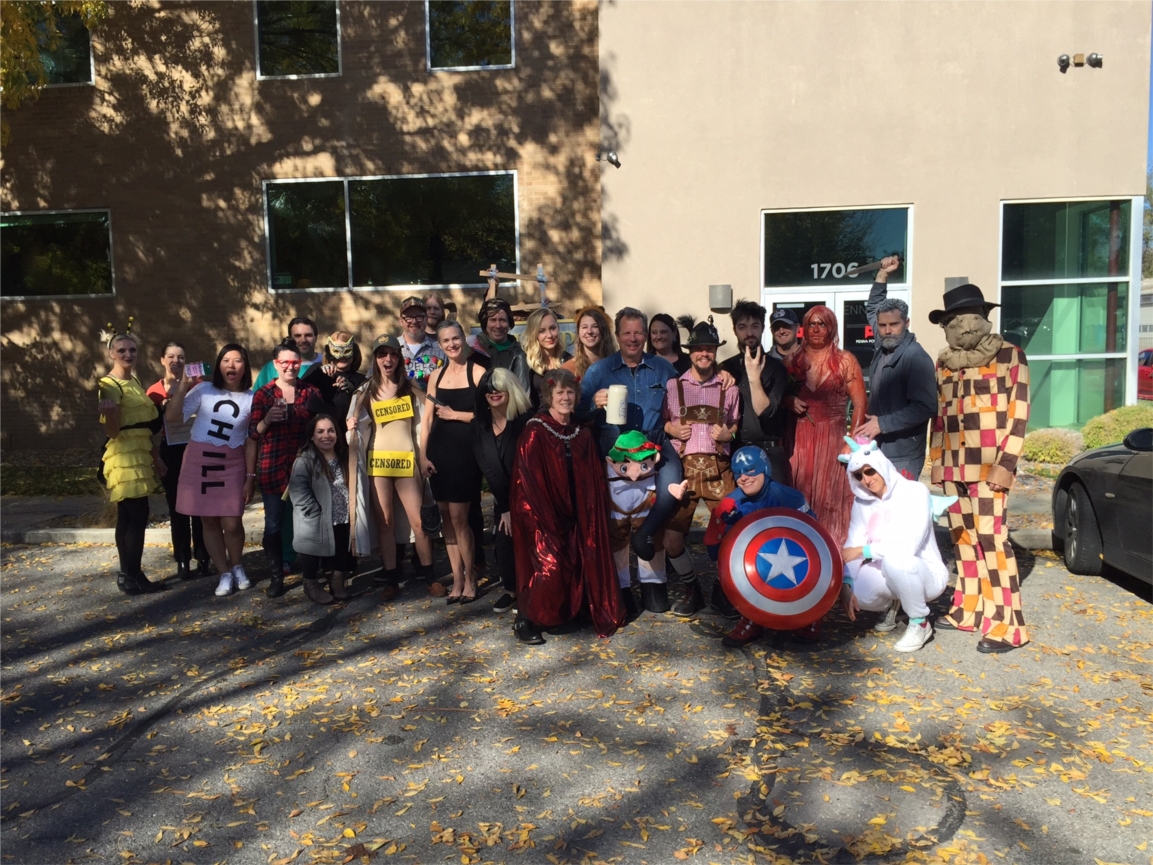 The annual Halloween costume contest - getting harder and harder to pick winners!