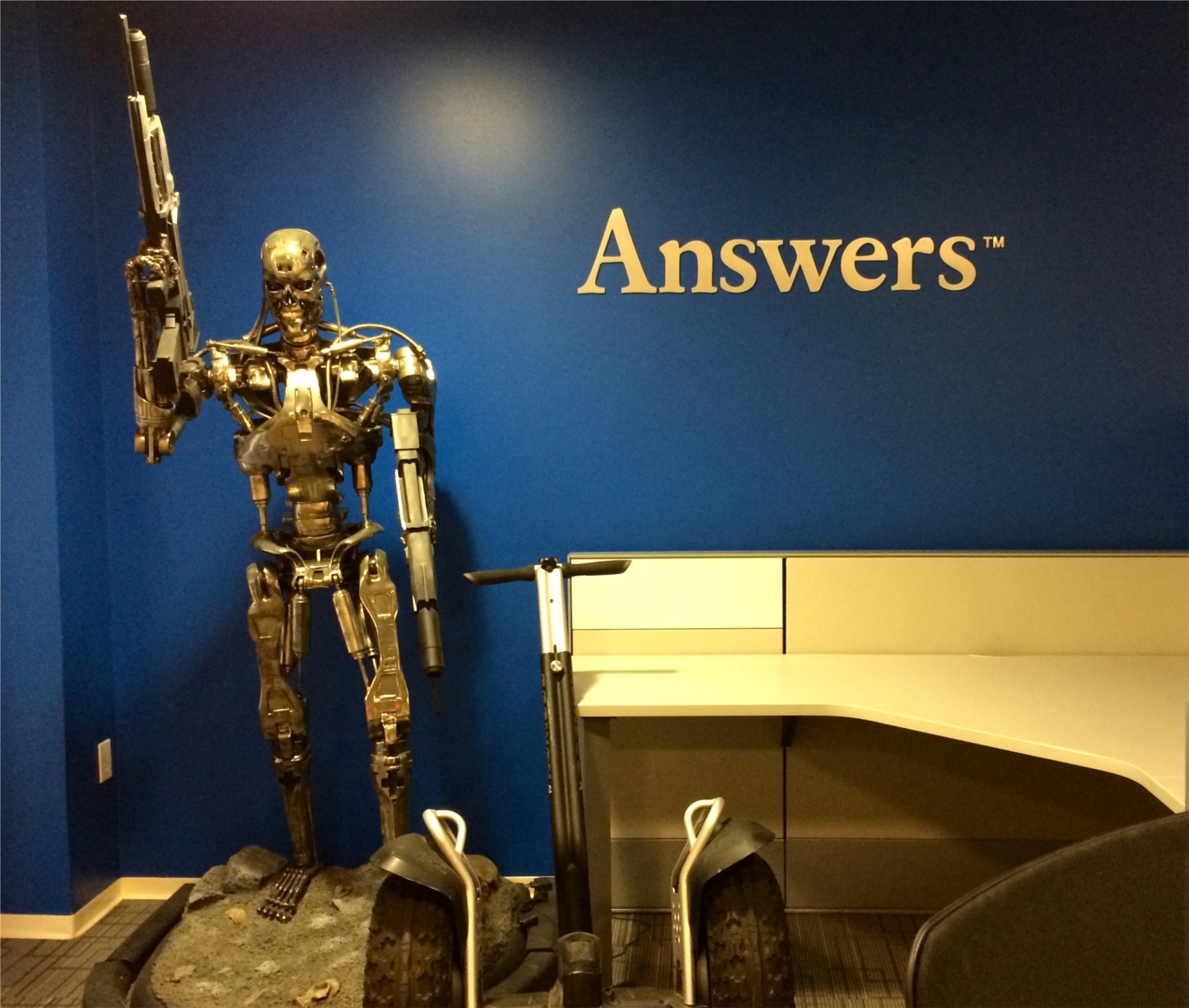 Welcome to Answers' killer headquarters in the Silicon Archway.