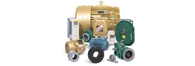 Baldor's family of motors and mechanical power transmission products