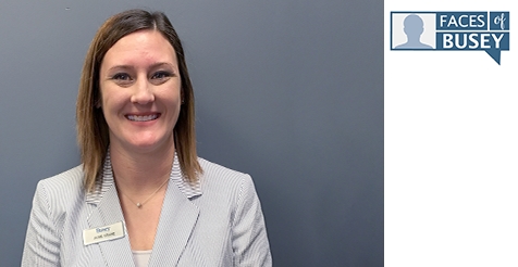 Assistant Branch Manager Jaime Crane in St. Charles is among the many Faces of Busey, a social media initiative every Tuesday and Friday in 2018 that recognizes our unique and talented associates on Facebook, Twitter, Instagram and LinkedIn. 