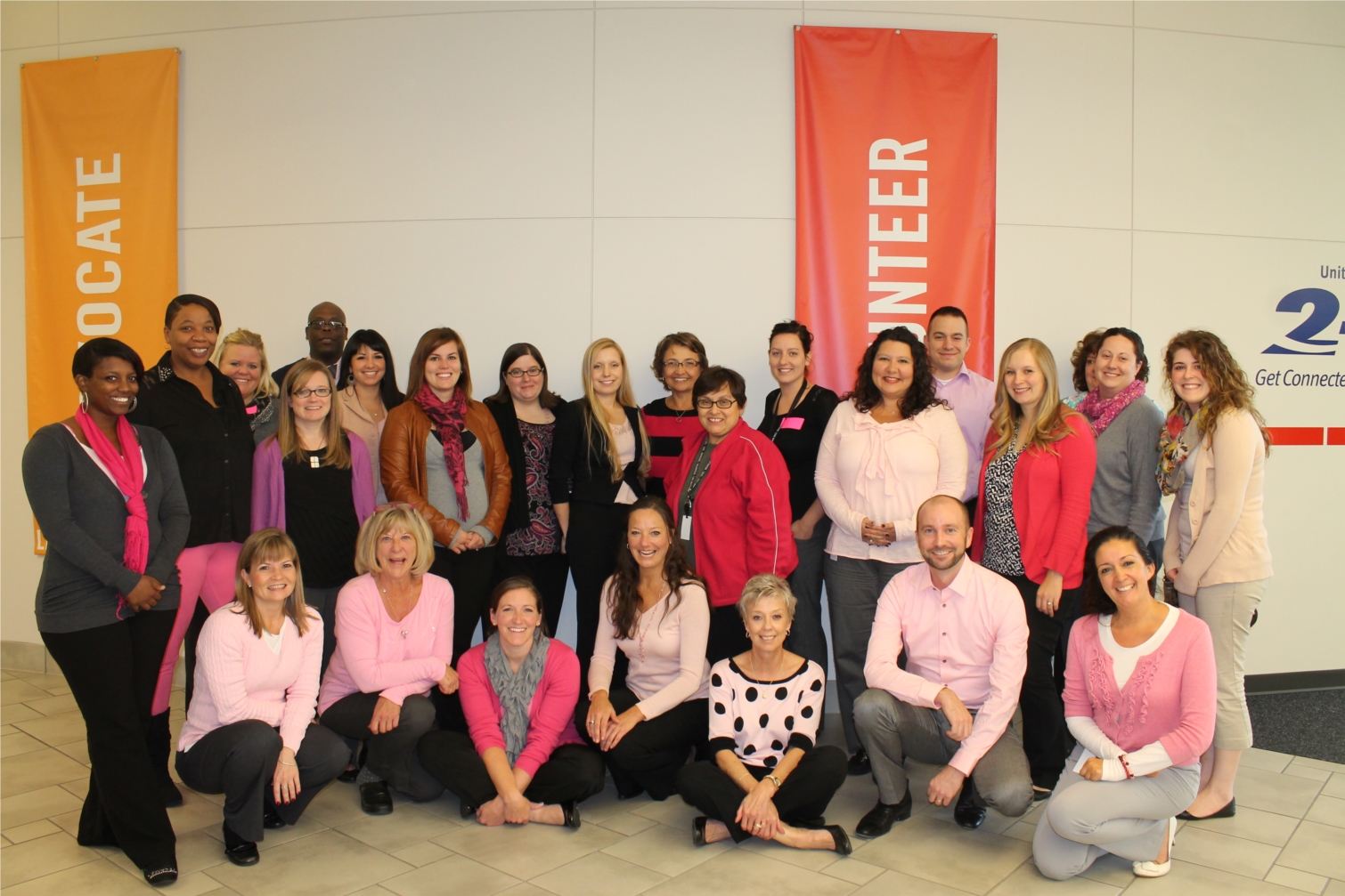 Staff participate in Breast Cancer Awareness month