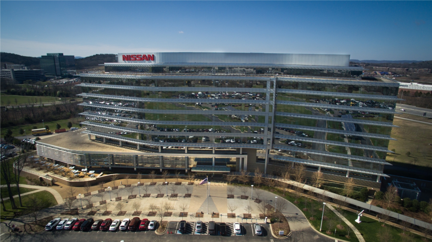 Nissan North America Headquarters in Franklin, TN houses Sales, Marketing, Human Resources and other executive functions for Nissan in the region.