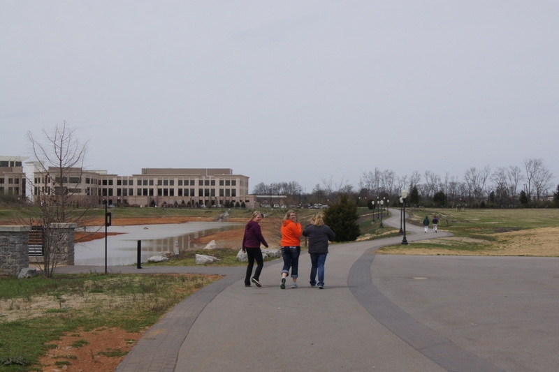 MMC employees are encouraged to walk on the Greenway behind the clinic to stay fit and healthy.