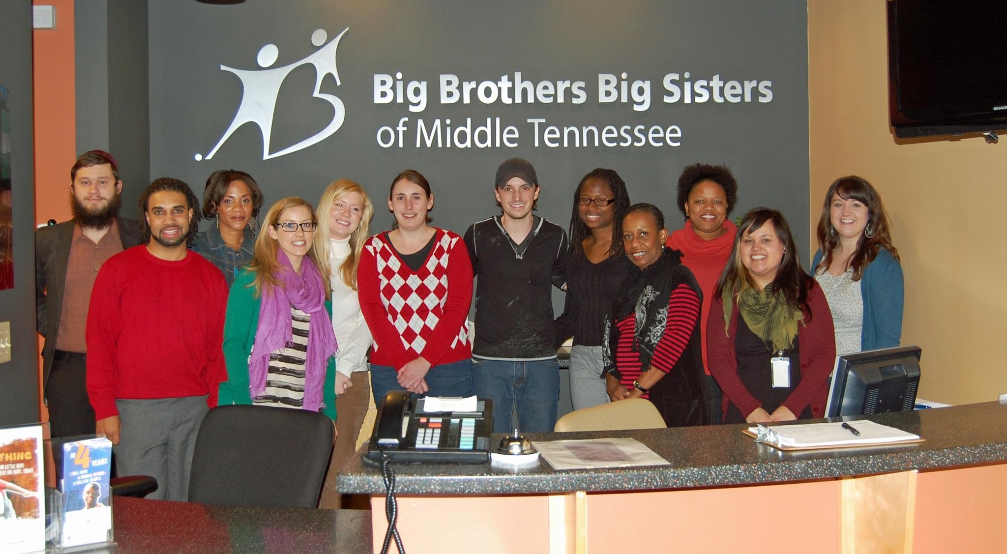 Singer/songwriter Greg Bates recently visited Big Brothers Big Sisters of Middle TN to meet with staff and learn more about the mentoring program.