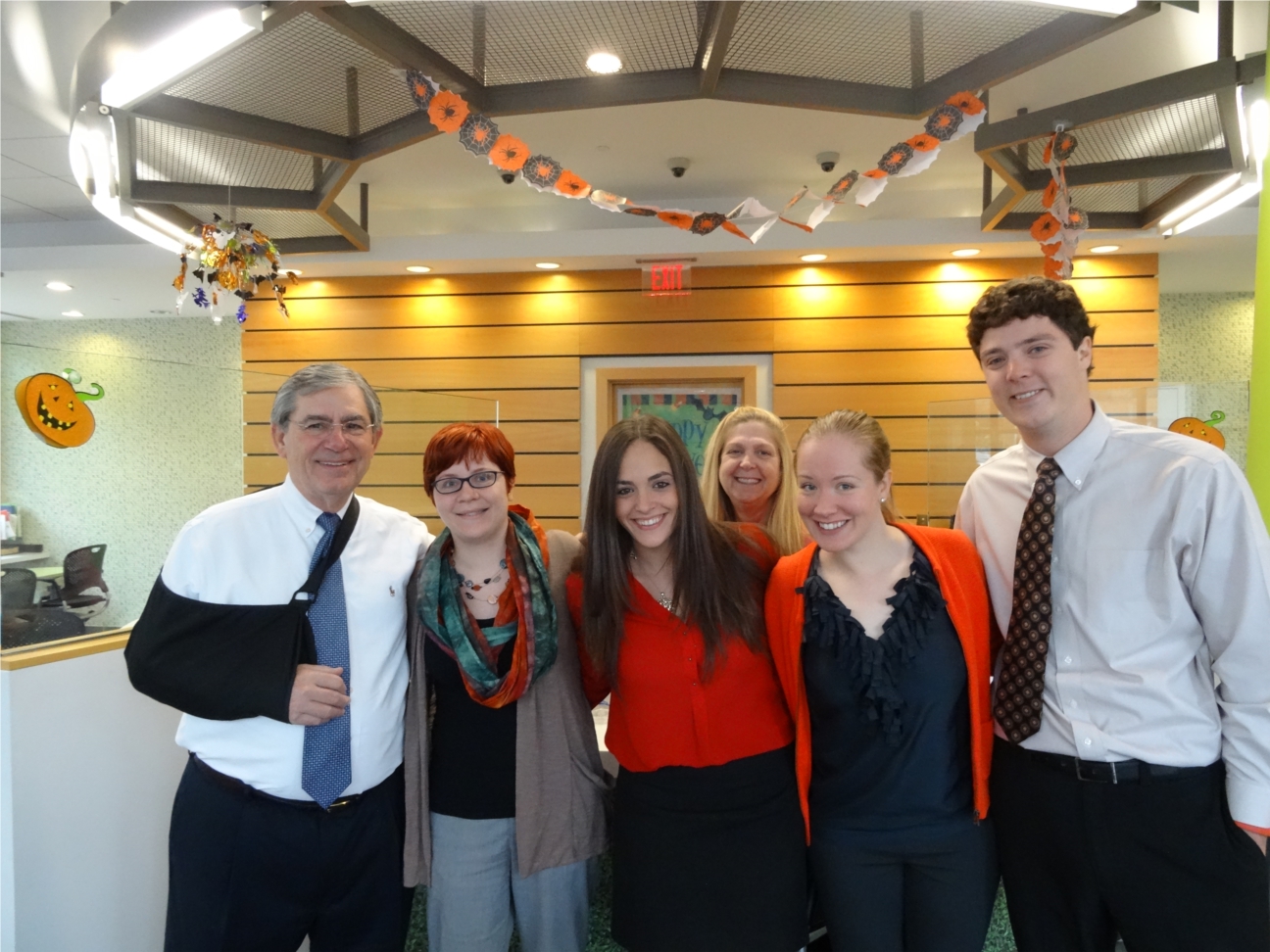 The Arlington, VA branch celebrated Halloween with lots of little superheroes and princesses, handing out candy as elementary school children passed by during their costume parade through local businesses.