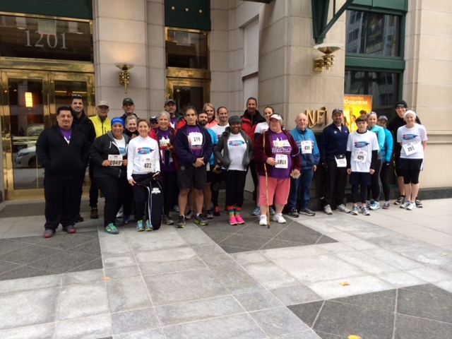 NEI employees, family, and friends participating in the National Race to End Women's Cancer