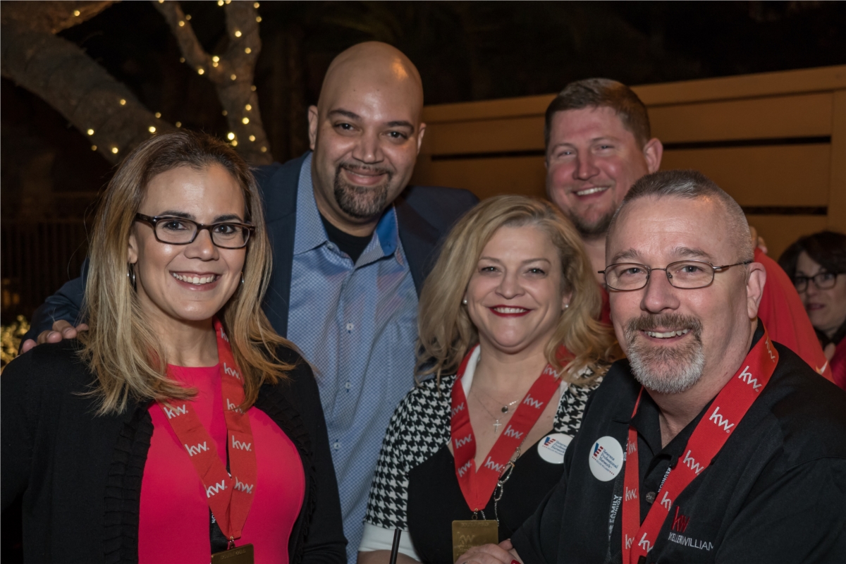 KWCP co-founder Bo Menkiti mixes and mingles with some of the nearly 1,000 agents and staffmembers to celebrate a record-breaking 2016.