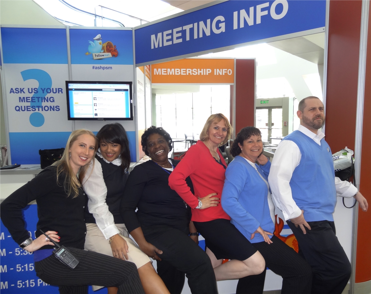 ASHP staff members strike a pose during the Midyear Clinical Meeting & Exhibition, the largest gathering of pharmacists in the world.