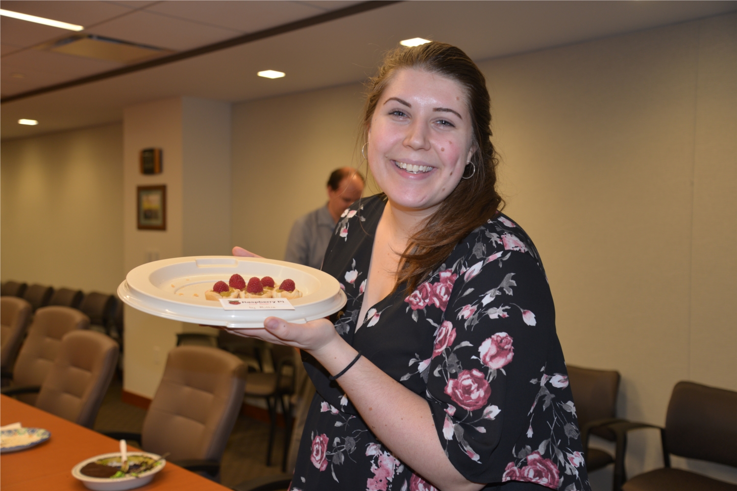 Ruthie Strauss organized our first annual Pi Day Mixer complete with a pie-making contest and pizza pie