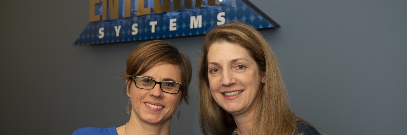 Entegra's Recruiting Team - Nicole Colburn (left) and Anne Brown (right)